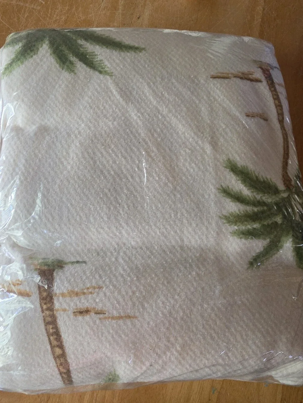 Vintage Performance by Springs Deluxe Fashion Full / Twin Blanket Palm Trees